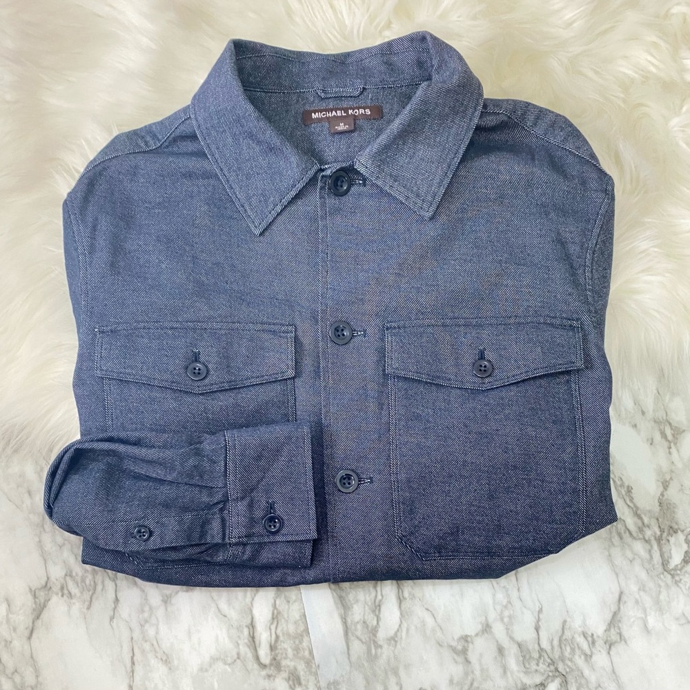 Michael Kors | Button Down Shirt Denim Blue